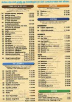 Brasserie Melodie menu