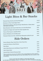The Brit Pub menu