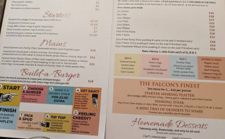 The Falcon Steakhouse menu