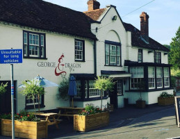 The George And Dragon, Hurstbourne Tarrant outside