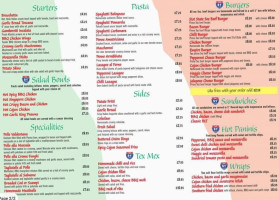 The 51st State And Grill menu