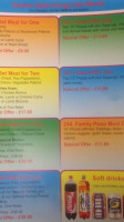 Shezan Indian Takeaway menu