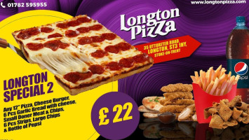 Longton Pizza food