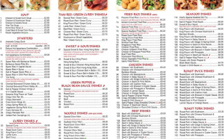 The Forbidden City Kidsgrove menu