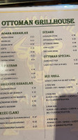 Ottoman Grillhouse menu