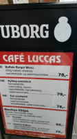 Cafe Luccas menu