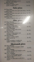 Oksbøl Pizzabar menu