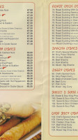 Newtown City Chinese Take Away menu