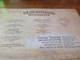 Maschmanns Matmarked menu