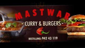 Mastwar Curry Burgers food