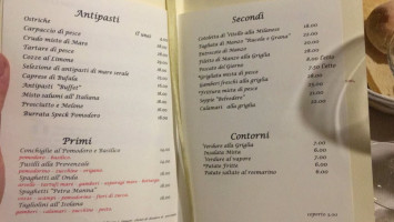 Gastronomia Belvedere menu