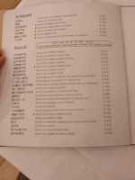 Ravioli Wang menu