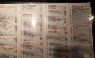 The Famous Chef menu