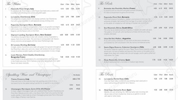 Lake View menu