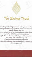 Eastern Touch menu
