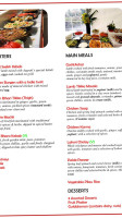 Aagrah menu