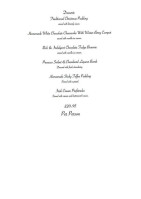 The Kingsbridge Inn menu