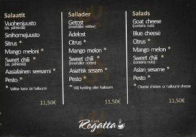 Café Regatta food