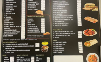 Hampton Court Cafe menu