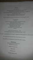 Chequers Inn menu