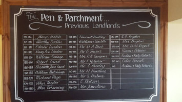 Pen Parchment food