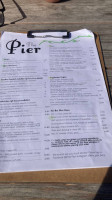 The Pier menu