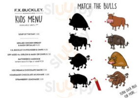 F.x. Buckley Steakhouse Monkstown menu