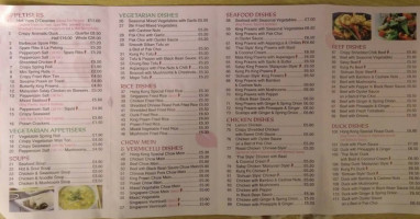 Hong Kong House menu