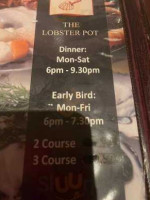 Lobster Pot food