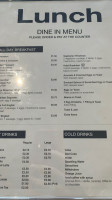 Lunch menu