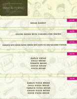 Oscars Pizza menu