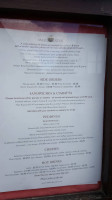 The Red Lion Pub menu