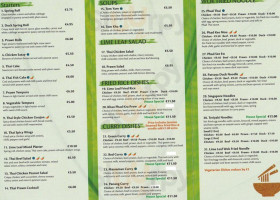 Lime Leaf menu