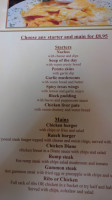 The Alexandra Steakhouse menu