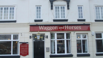 Waggon And Horses outside