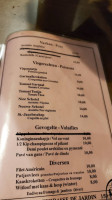 De Brander menu