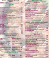 Masala Indian Cuisine menu