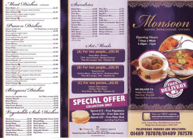 Monsoon Indian Cuisine food