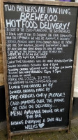 The Two Brewers menu
