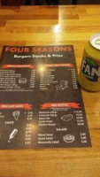 Four Seasons Burger, Steaks Fries menu