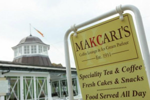 Makcari's Coffee Lounge Ice Cream Parlour food