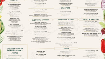 The White Horse Brasserie menu