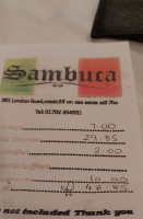 Sambuca food