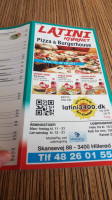 Latini Hjørnet Pizza Burgerhouse menu