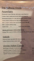 The Halfway House Royton menu