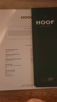 Hoof menu