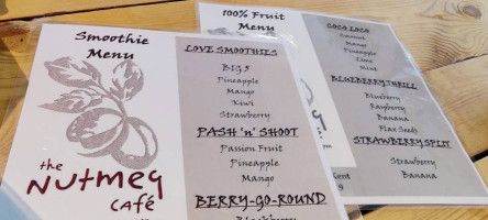 The Nutmeg Cafe menu