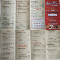 Jing Thai menu