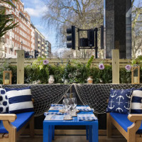 Pop Up Summer Terrace At The Churchill food