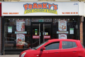 Frankys Love Chicken And Pizza outside